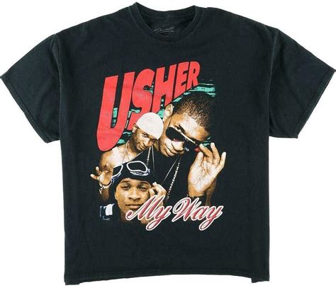 Shop the Latest Usher Graphic Tee Collection Now!